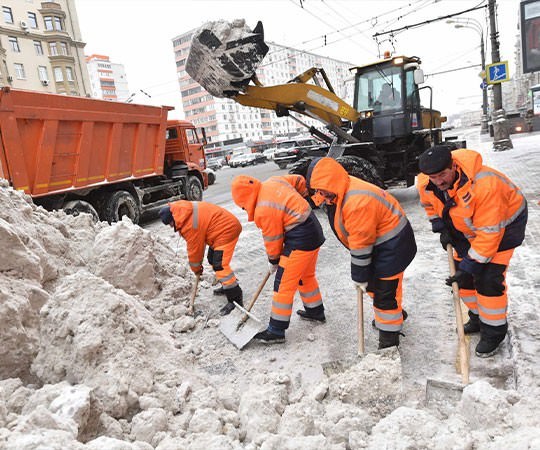 Уборка снега в Новокузнецке и  Кемеровской области